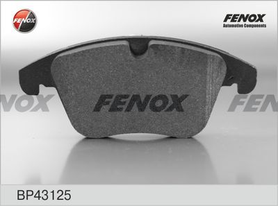 Колодки тормозные дисковые FENOX BP43125