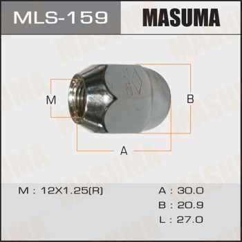 Гайка колесная Masuma MLS159