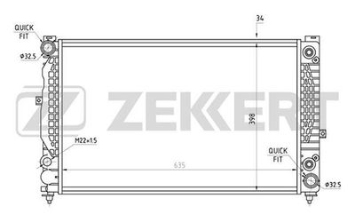 Радиатор охлаждения двигателя Zekkert MK1067