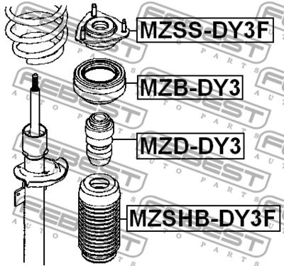 Отбойник амортизатора FORD 1695065
