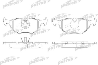 Колодки тормозные дисковые PATRON PBP578