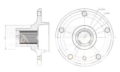 Ступица задняя TRIALLI MR2661