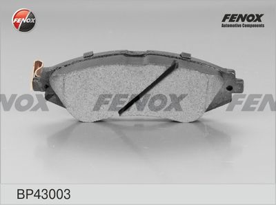 Колодки тормозные дисковые FENOX BP43003