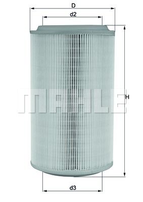 Фильтр воздушный MAHLE LX913