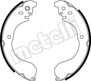 Колодки тормозные барабанные METELLI 530296