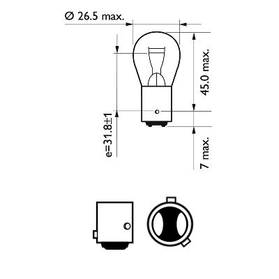 Лампа PHILIPS 12594CP