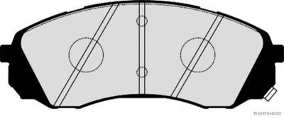 Колодки тормозные дисковые PMC PKA036