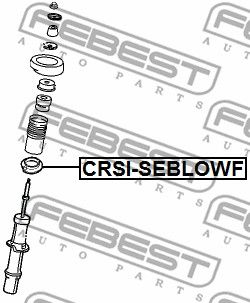Проставка пружины задней нижняя FEBEST CRSISEBLOWF