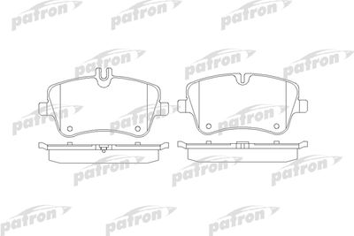 Колодки тормозные дисковые передние PATRON PBP1428