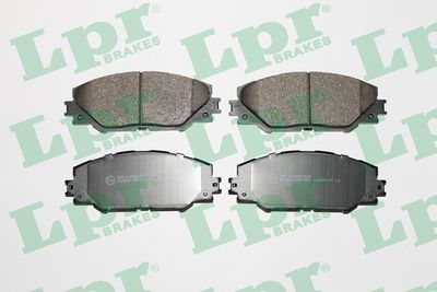 Колодки тормозные дисковые LPR 05P1282