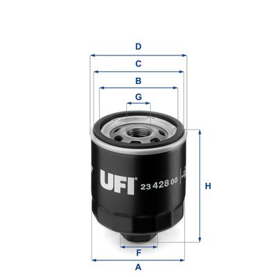 Фильтр масляный UFI 2342800