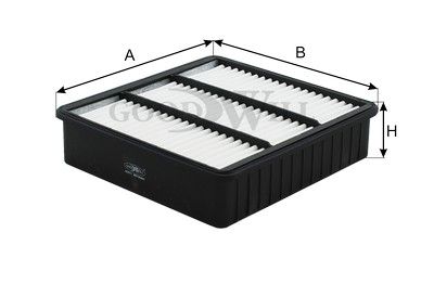 Фильтр воздушный BIG FILTER GB9520