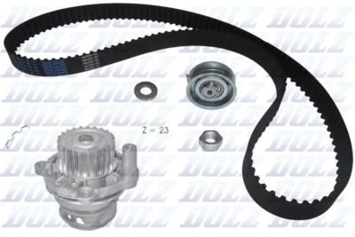 Комплект ГРМ с водяным насосом DOLZ KD050