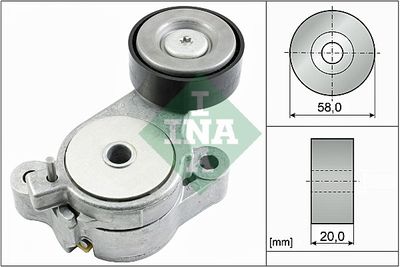 Натяжитель ремня INA 534039610