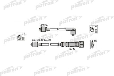 Комплект проводов высоковольтных PATRON PSCI1001