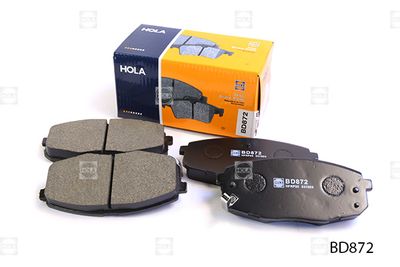 Колодки тормозные дисковые HOLA BD872