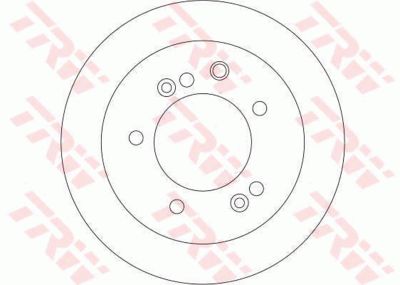 Диск тормозной передний TRW DF4395S
