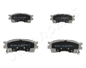 Колодки тормозные дисковые JAPANPARTS PAK17AF