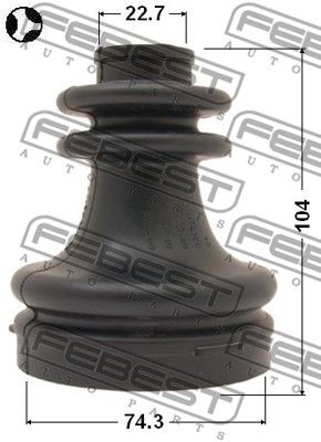 Пыльник ШРУС FEBEST 0415DARH