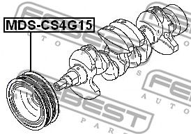 Шкив коленвала FEBEST MDSCS4G15