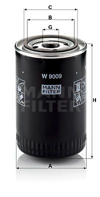 Фильтр масляный MANN-FILTER W9009
