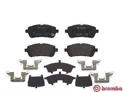 Колодки тормозные дисковые BREMBO P16013