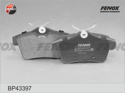 Колодки тормозные задние FENOX BP43397