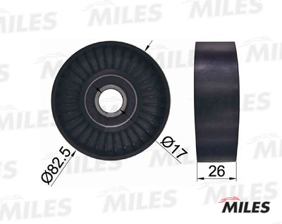 Ролик ремня ГРМ Miles AG02054