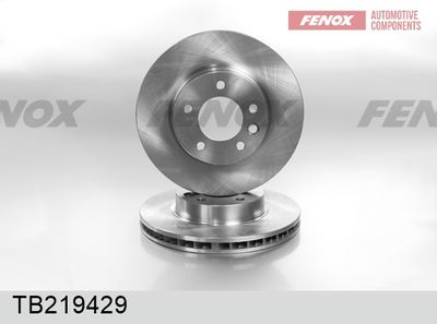 Диск тормозной передний левый FENOX TB219429