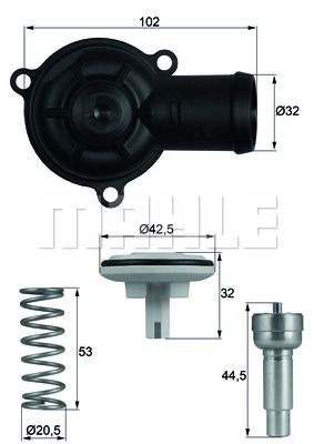 Термостат MAHLE TI22087D