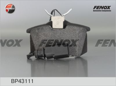 Колодки тормозные дисковые FENOX BP43111