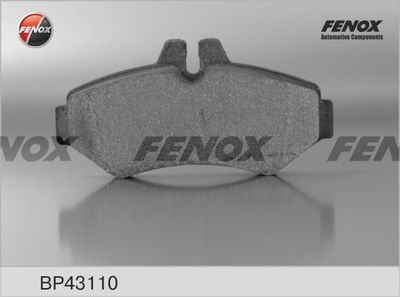 Колодки тормозные дисковые FENOX BP43110