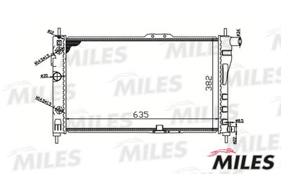 Радиатор Miles ACRM348