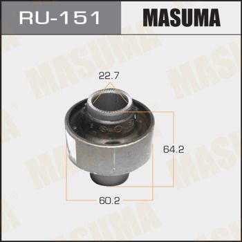 Сайлентблок рычага переднего Masuma RU151