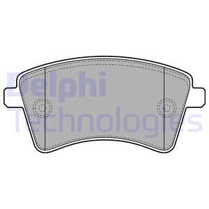 Колодки тормозные дисковые передние DELPHI LP2078