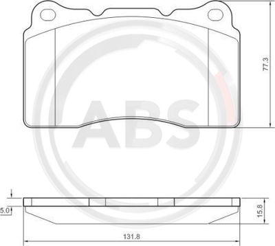 Колодки тормозные передние VOLVO 30748513