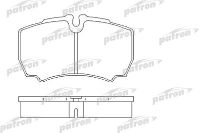 Колодки тормозные дисковые PATRON PBP1405