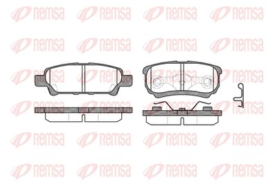 Колодки тормозные дисковые REMSA 105102