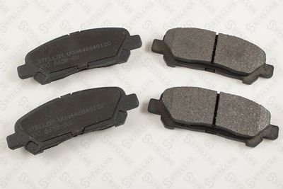 Колодки дисковые задние с антискрипными пластинами STELLOX 000665BSX