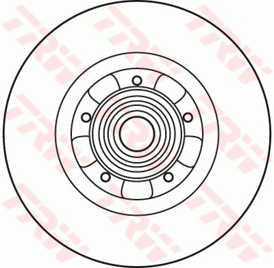 Диск тормозной TRW DF6043BS
