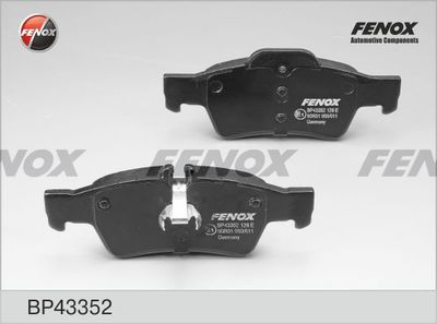 Колодки тормозные задние FENOX BP43352