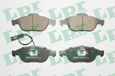 Колодки тормозные передние LPR 05P1785