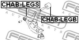 Сайлентблок рычага переднего FEBEST CHABLEGS