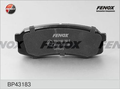 Колодки тормозные задние FENOX BP43183