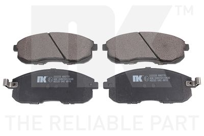 Колодки тормозные дисковые NK 222223