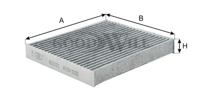 Фильтр салона BIG FILTER GB9926