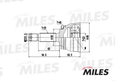 ШРУС наружный Miles GA20166