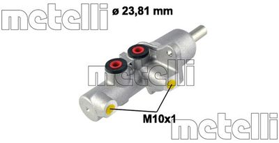 Цилиндр тормозной главный METELLI 050603