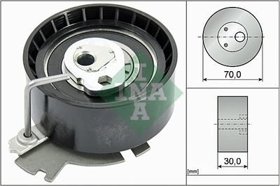 Ролик натяжителя ремня ГРМ INA 531063210