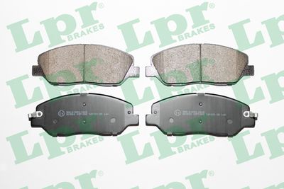 Колодки тормозные дисковые LPR 05P1382